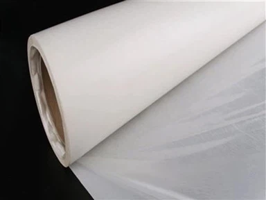 Karsti kūstoša līmplēve sūkļa materiāla līmēšanai